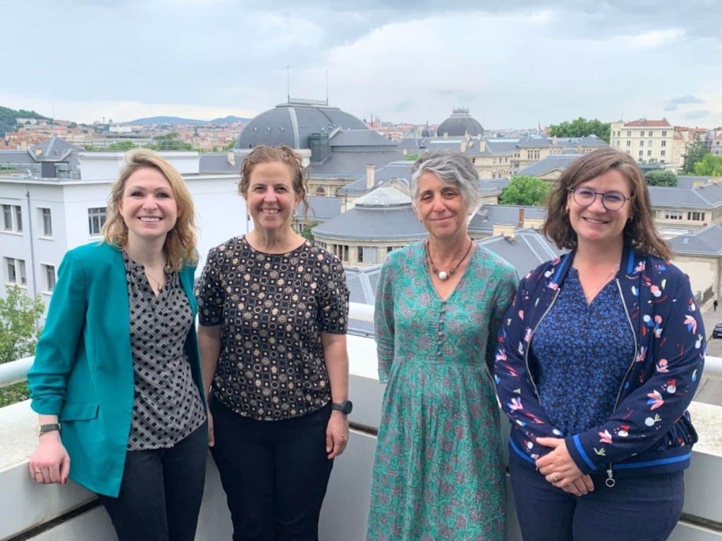 Miriam Aczel, Therese Peffer, Nathalie Ortar, and Aurore Flipo in Lyon, France