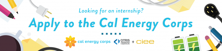 Apply to Cal Energy Corps banner